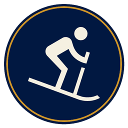 Skiing / Snowboarding icon - Keep Calm Community Barcelona