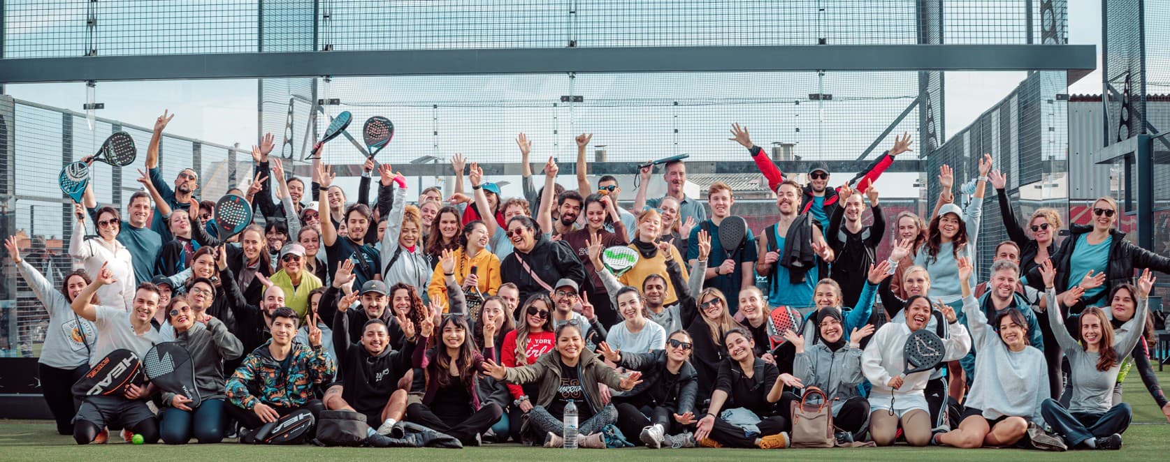 Keep Calm women's padel evening session in Barcelona