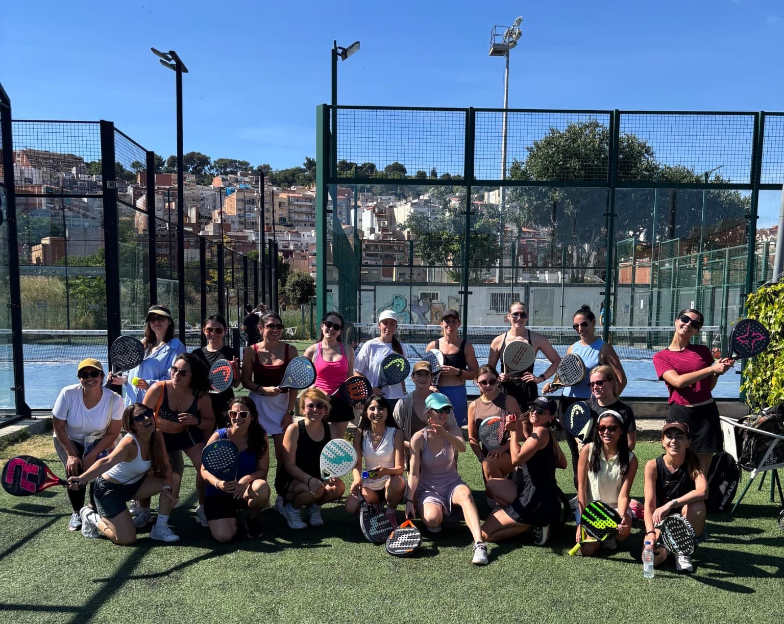 Women's padel match with Keep Calm Community Barcelona